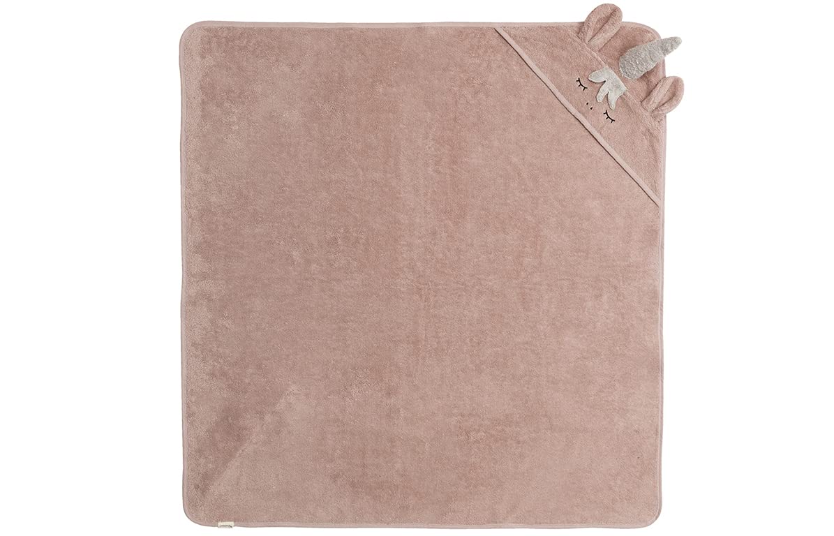 Kindsgut Baby Kapuzenhandtuch Einhorn, 100% Baumwolle, 100 x 100 cm