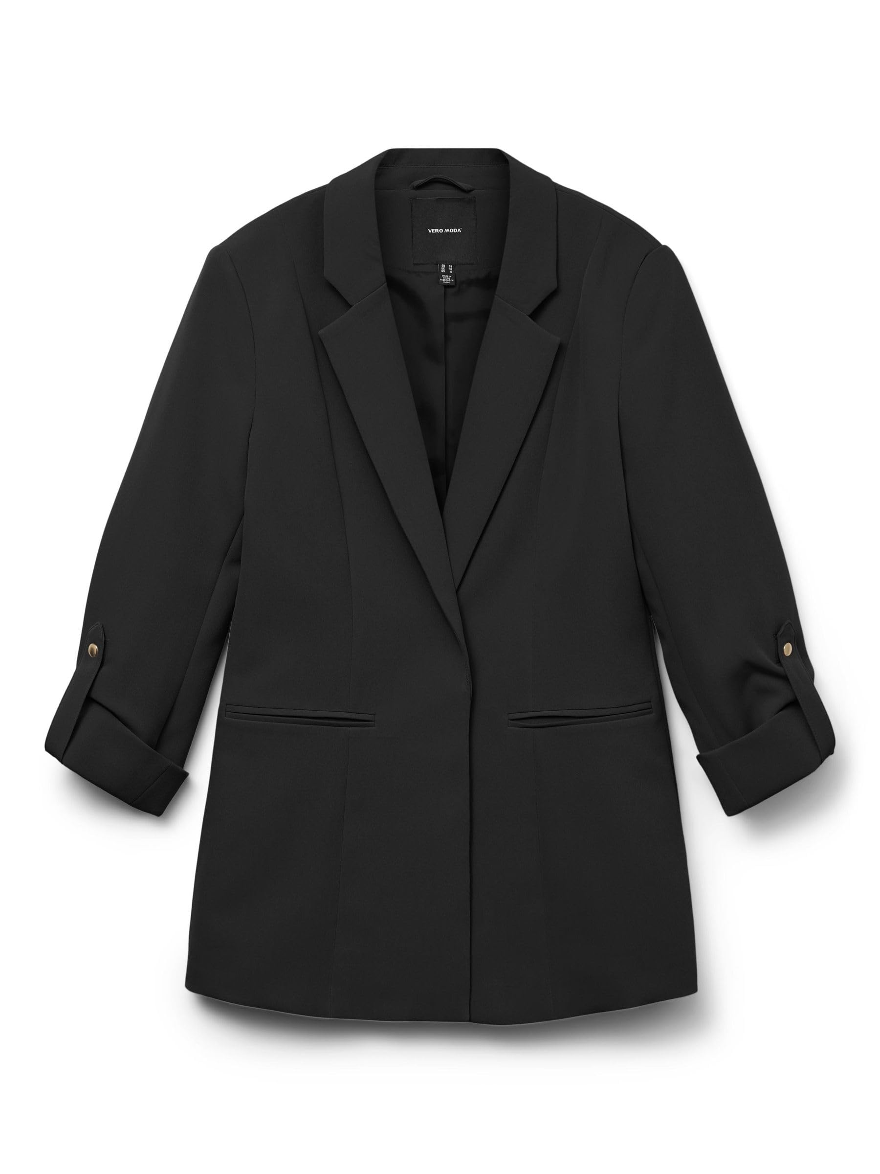 VERO MODA Vmgloria 3/4 Slim Blazer Noos Vmgloria Slim Blazer Noos 3/4 Mujer (Pack de 1)