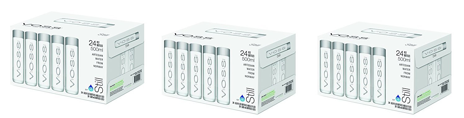 VOSSArtesian Water (Still) LIvuEJ, 500 ml (3 Pack of 24)