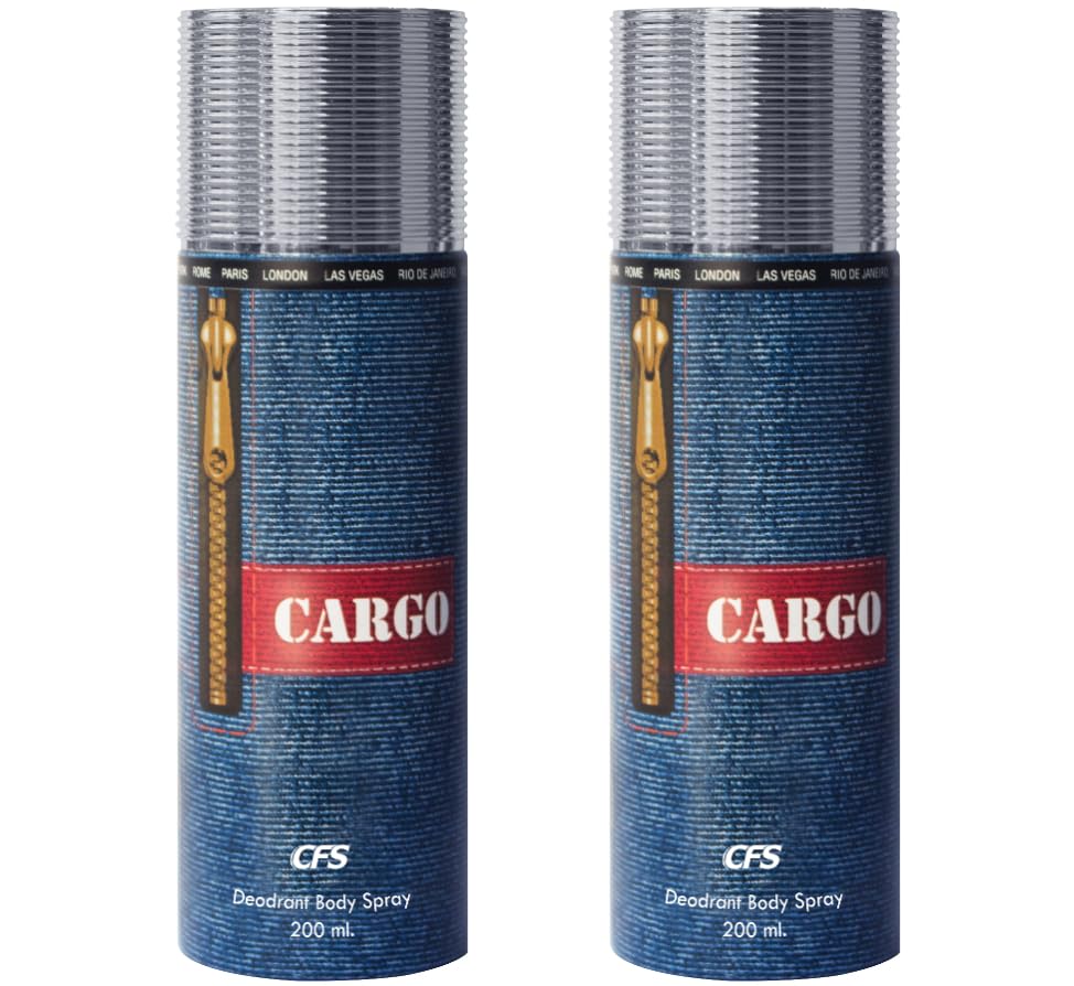 CFS Cargo Blue Deodorant Body Spray Long lasting Freshness Combo-image-8