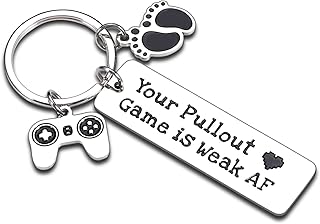 Funny New Dad Gifts Keychains First Time Fatherâ€™s Day Gifts for Husband from Wife Son Daughter Kid Soon to Be Daddy Birthday Gag Christmas Valentines Men Him Unborn Baby Shower Announcements Pregnancy