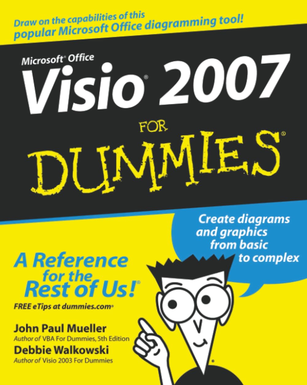 Visio 2007 For Dummies by Debbie Walkowski PAPERBACK 9780470089835