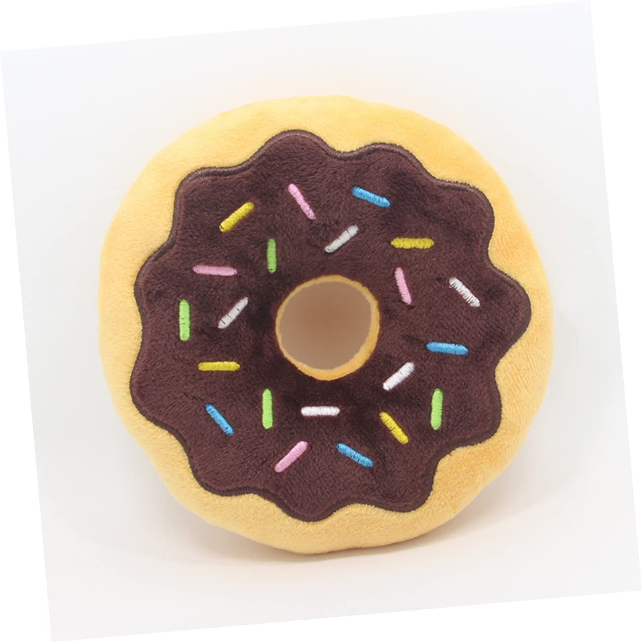 BESPORTBLE 9stücke Hundespielzeug Aus Plüsch Donutform Mit Quietscher Für Kau Und Spielspaß Fördert Zahnpflege Und Langeweile Farben Zufällig