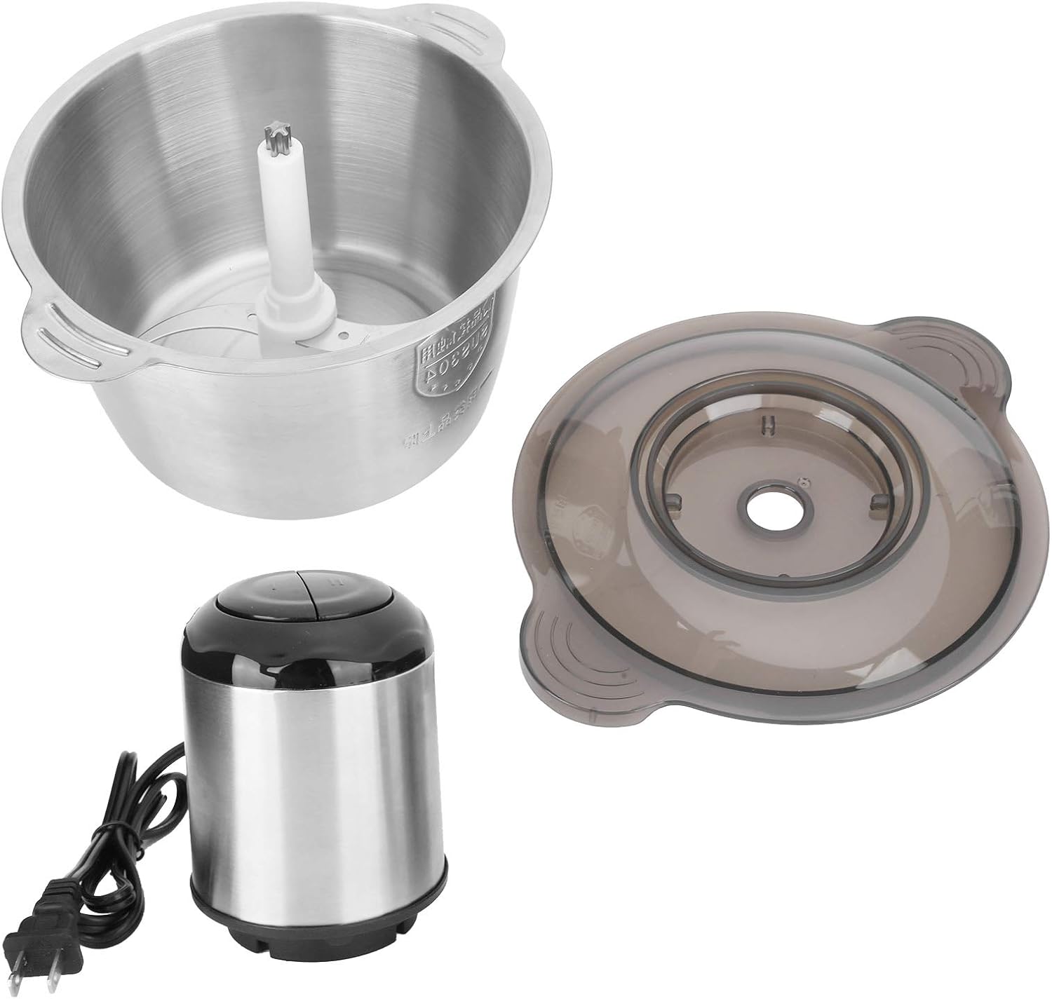 Black Friday 🔥 awstroe Meat Mincer, Electric Food Meat Grinder, Semi‑Automatic Meat Grinder for Meat, Vegetables, Fruits and Nuts Chop, Grind Various Ingredients