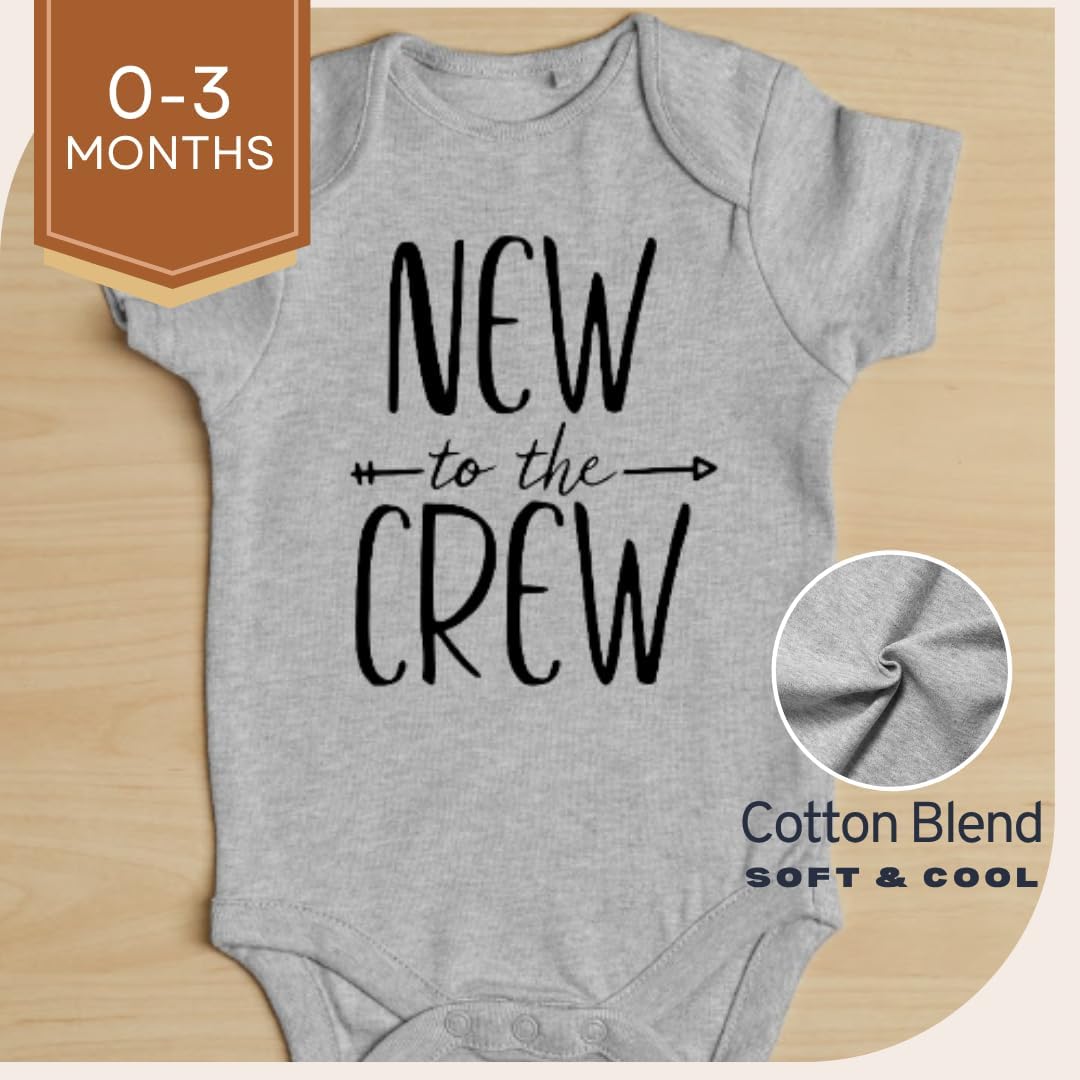 Pregnancy Gift Set - New Mom and Daddy Est 2026 11 oz Mug Set with "Adventure Awaits & New to Crew" Onesie 0-3 Months - Baby Changing Coin - Baby Bibs - Mom & Dad Gift Set for Expecting Parents to Be - Image 5