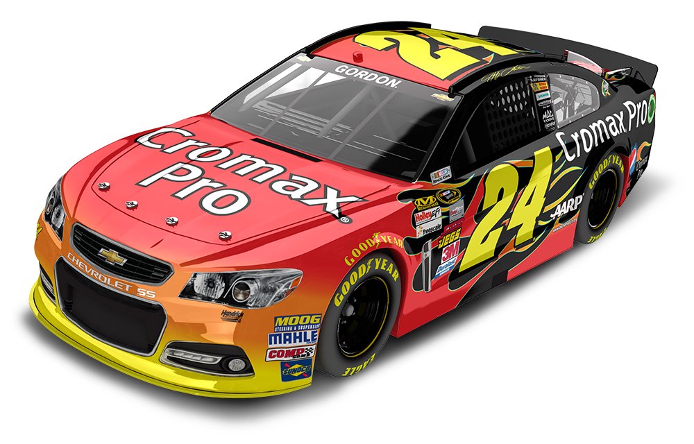 Jeff Gordon #24 Cromax Pro 2013 Chevy NASCAR Diecast Car, 1:24