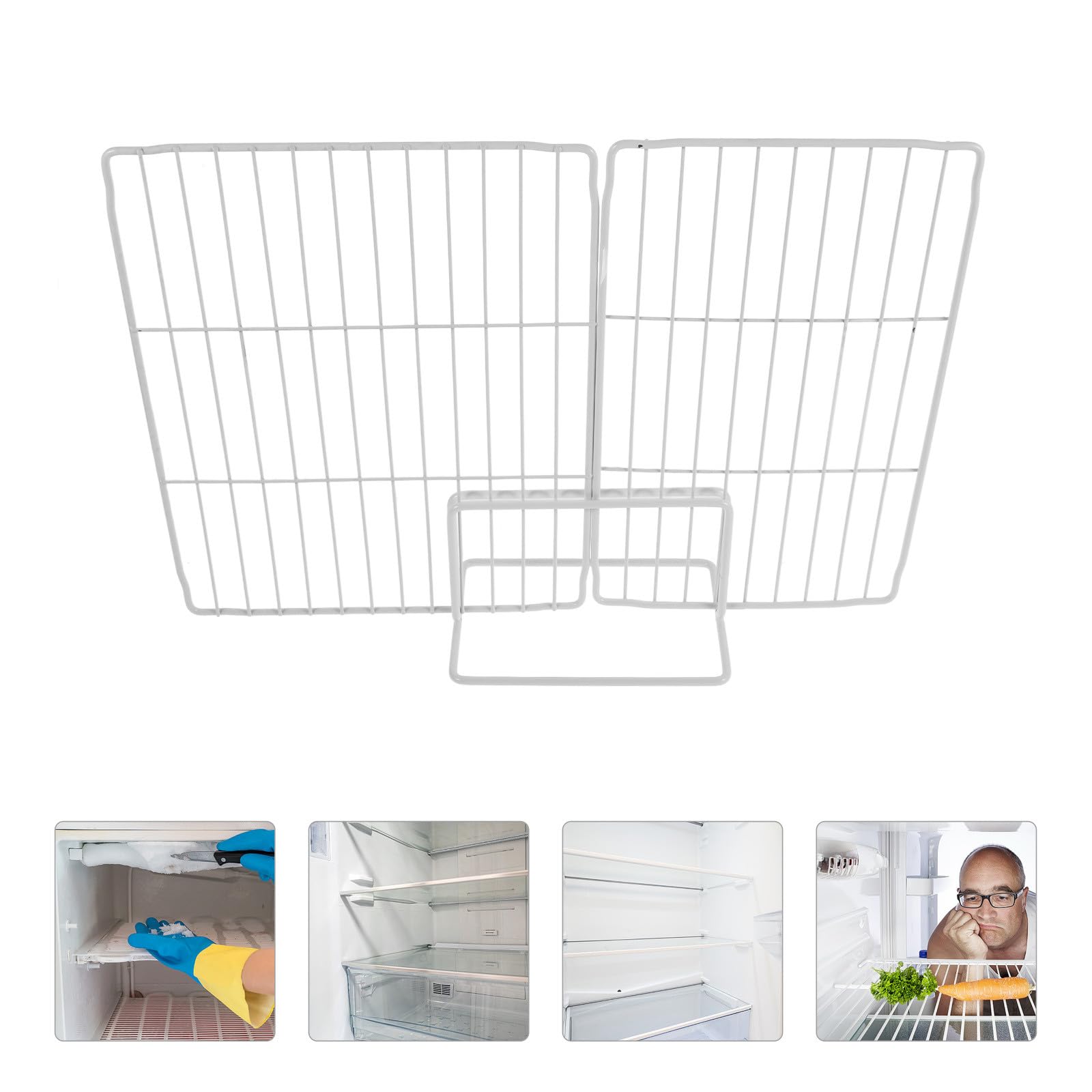 Metalldraht Kühlschrank Trennwand & Nizer, platzsparende Regalplatte, interne Ser für Einzelhandel & Heimgebrauch, perfekt für Küche & Speisekammer Lagerung
