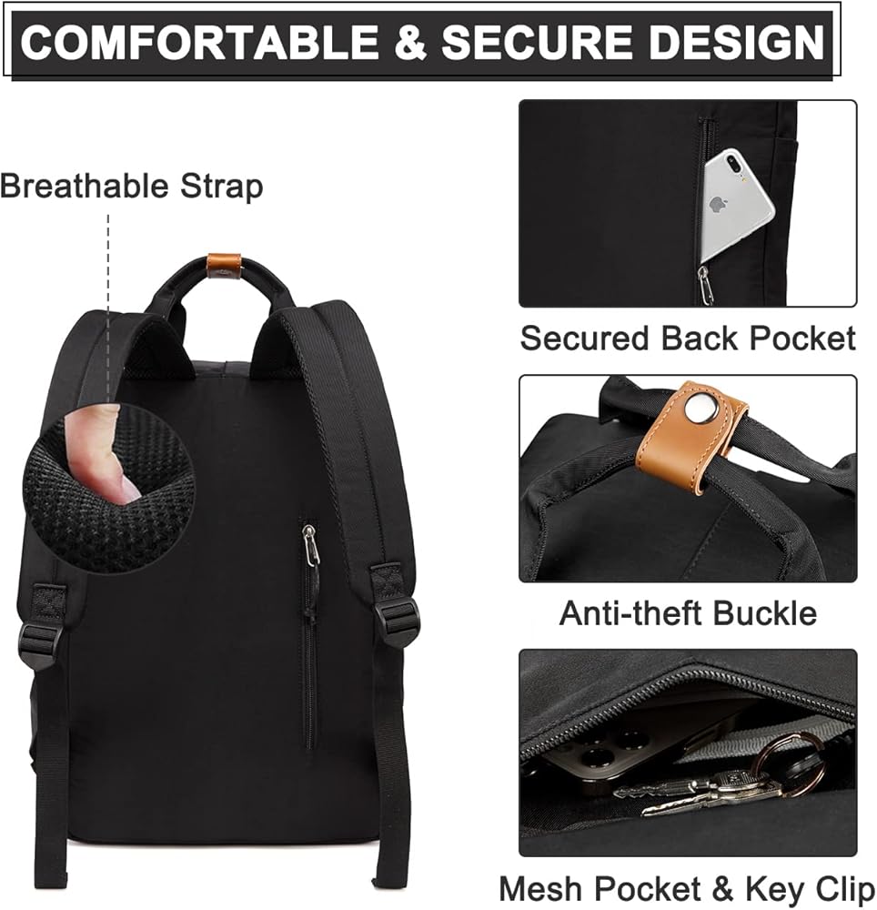 Amazon.com: VASCHY School Backpack for Men and Women, Unisex