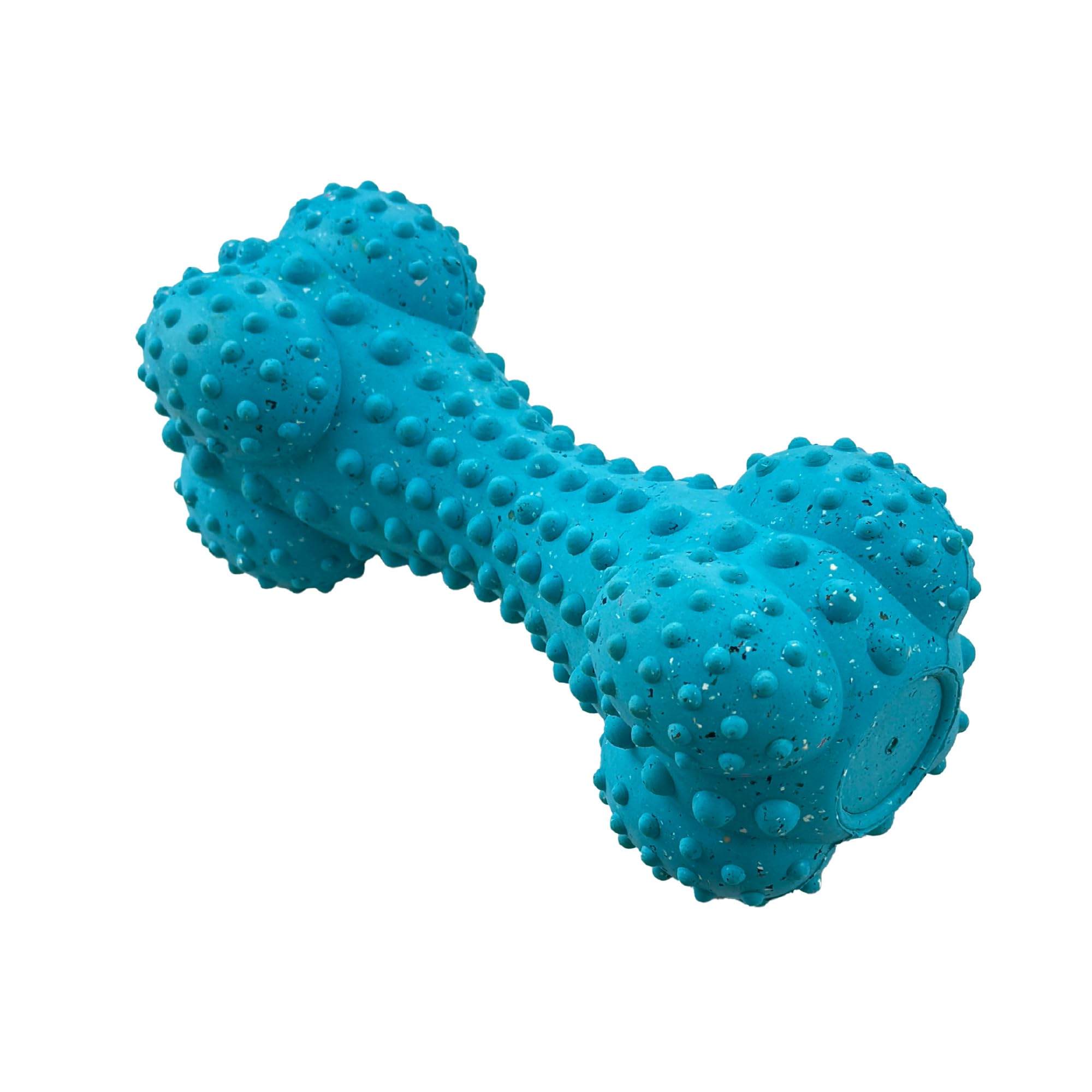 Arlee Rubber Bone Dog Toy for All Dogs, Blue Durable & Natural Rubber Chew Toy for Play, Fetch, Tug & Chewing, Large, 1 Count