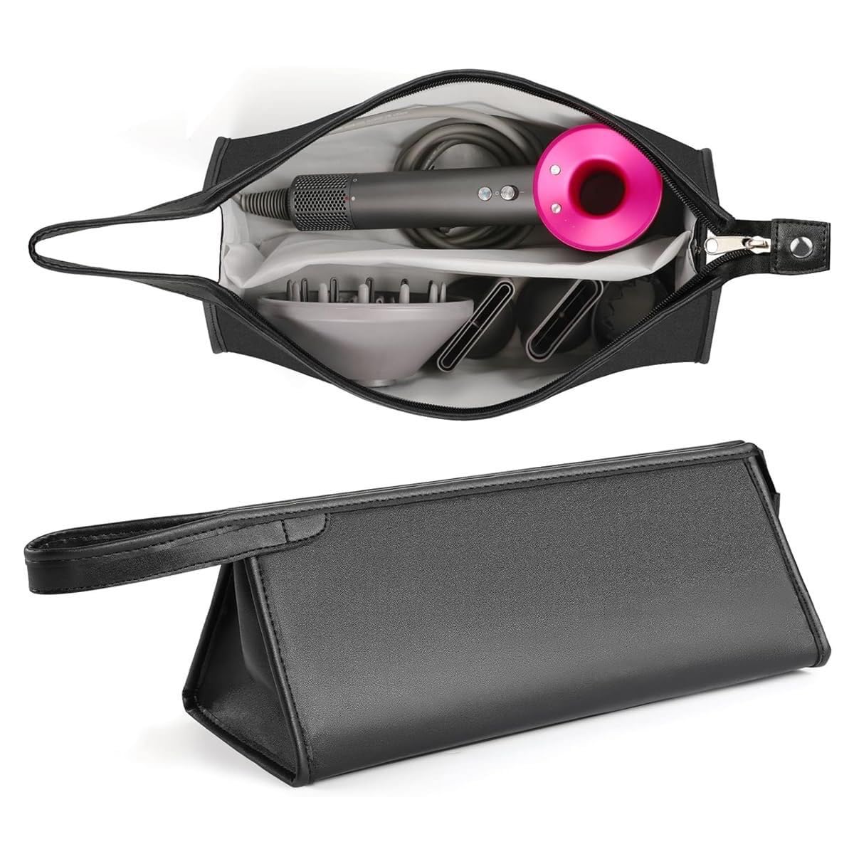 Portable Carrying Case for Supersonic Hair Dryer, Shockproof Protection Organizer Bag Travel Storage Bag Waterproof Dryer Storage Bag, Airwrap Bag