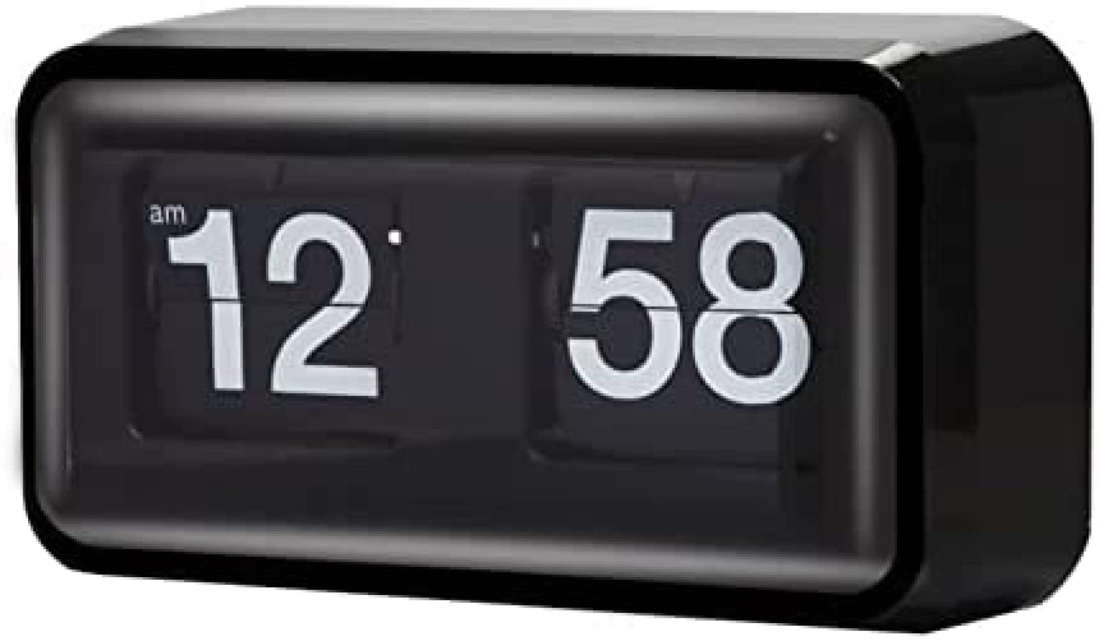 Flip-bureauklok, Digitale Retro Automatisch Draaiende Buisklok, op Batterijen Werkende Mechanische Smeltklok voor Thuiskamer, Kantoordecoratie (BLUE