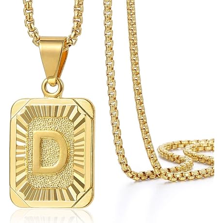 Initial A-Z Letter Pendant Necklace: Captivating Elegance for Every Occasion
