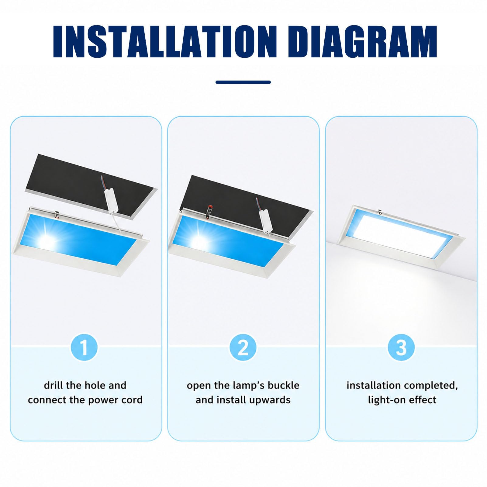 Pannello Luminoso per Finta Finestra ModularCeiling-60x60