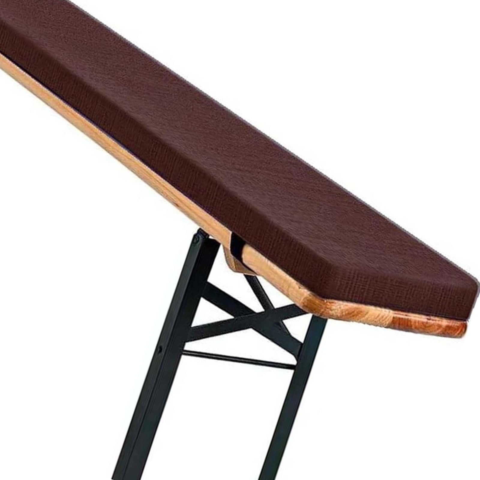 Indoor/Outdoor Bench Cushion - 120cm/150cm/100cm/180cm x 50cm/40cm/30cm/25cm - 2/3 Seater Non-Slip Seat Pad for Beer Bench, Garden, Bay Windows, Patio, Long Chairs, Swings(Dark Curry,220x40x3cm) โ image 1