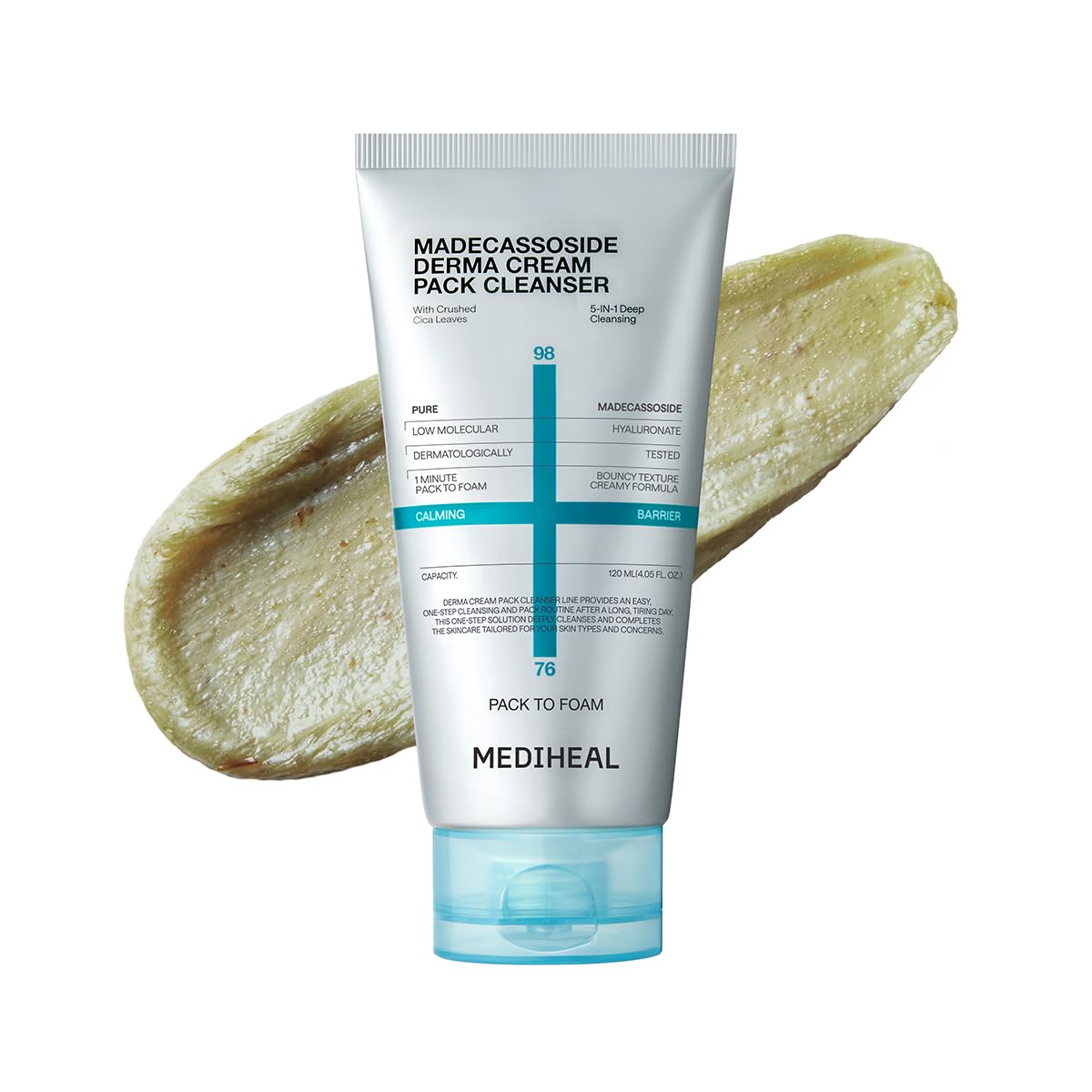Amazon.com: Mediheal Derma Cream Pack Cleanser [Madecassoside] - 1