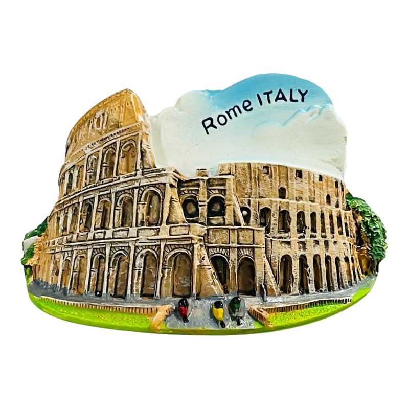 KRIWIN Travel Theme 3D Rome Colosseum Resin Fridge Magnet-image-42