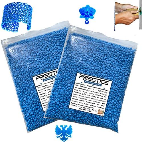 Quality Beads Injection Wax Flex Light Blue Wax Jewelry Lost Wax Casting 2 Pound