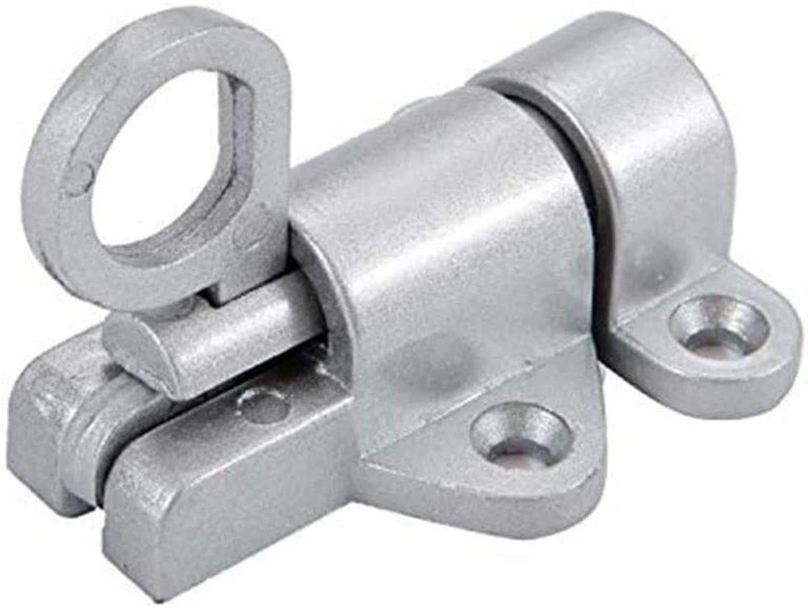 Door Hinges,Door Butt Hinges,Butt Hinges,Door Hinge Hardware, Door Hinge Aluminum Alloy Security Automatic Window Gate Lock Spring Bounce Door Bolt Latch (Color : A) (Color : B) (Color : B) (Color :