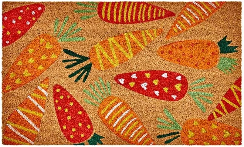 The Lakeside Collection Spring Coir Doormats - Carrots