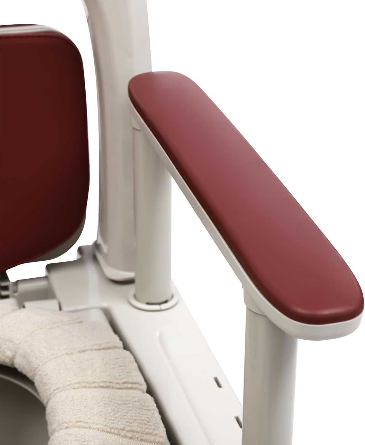 Bedside Toilet, Bedside Commodes, Portable Commode Chair for Adult, Adjustable Seat Height Toilet Chair w/Support Armrests, Load-Bearing 661.39lbs, Suitable for Seniors, Pregnant Women, Patient