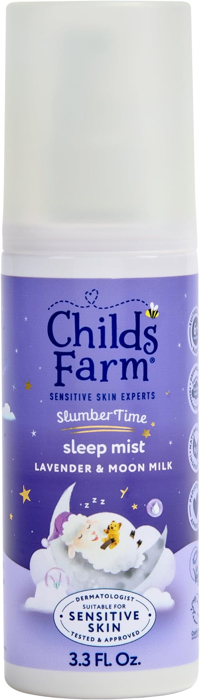 SlumberTime Sleep Mist, Calming Lavender & Moon Milk | Suitable for Dry, Sensitive Skin, 100ml