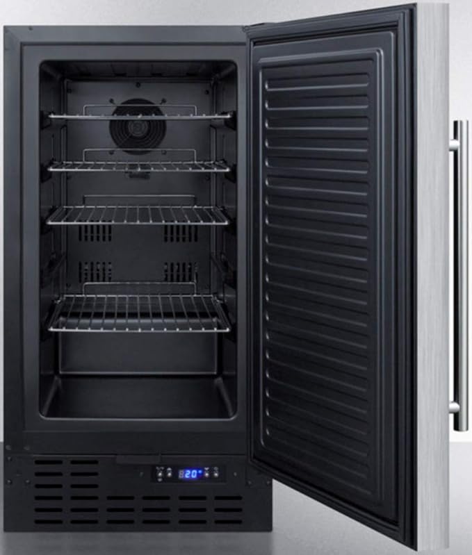 Summit SCFF1842SS Upright Freezer, Stainless-Steel on Fridge.com