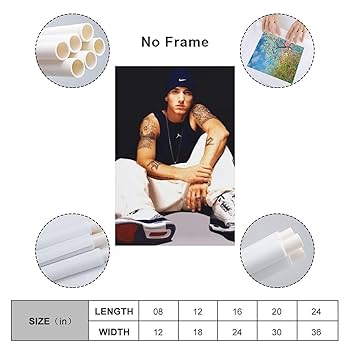Amazon.co.jp: Eminem エミネム有名ラッパーの 画像写真 アート