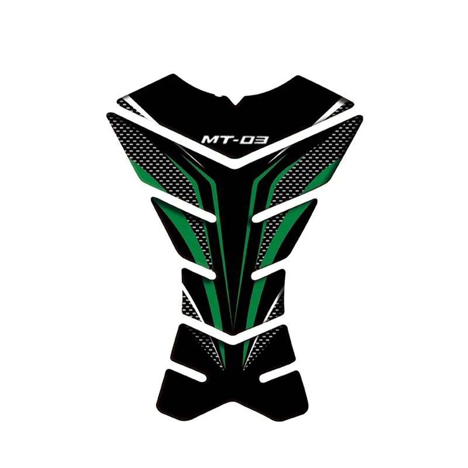 Motorcycle Fuel Tank Pad Stickers Protection Decorative Decals Fuel Tank Pad Stickers for Yamaha MT-03 MT03 Mt03(Style 3)