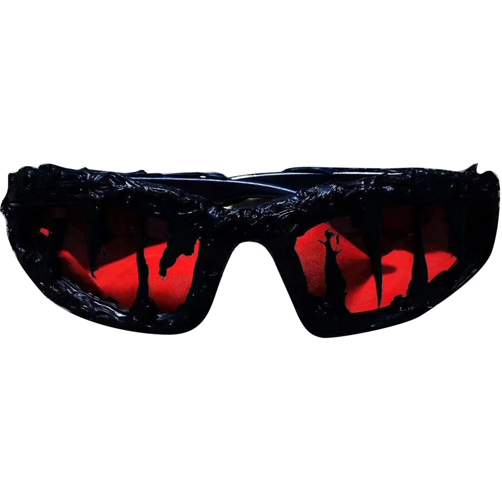 Wrap Around Y2K Sunglasses Men And Women Cool Sunglasses Personalized Street Party sunglasses N45