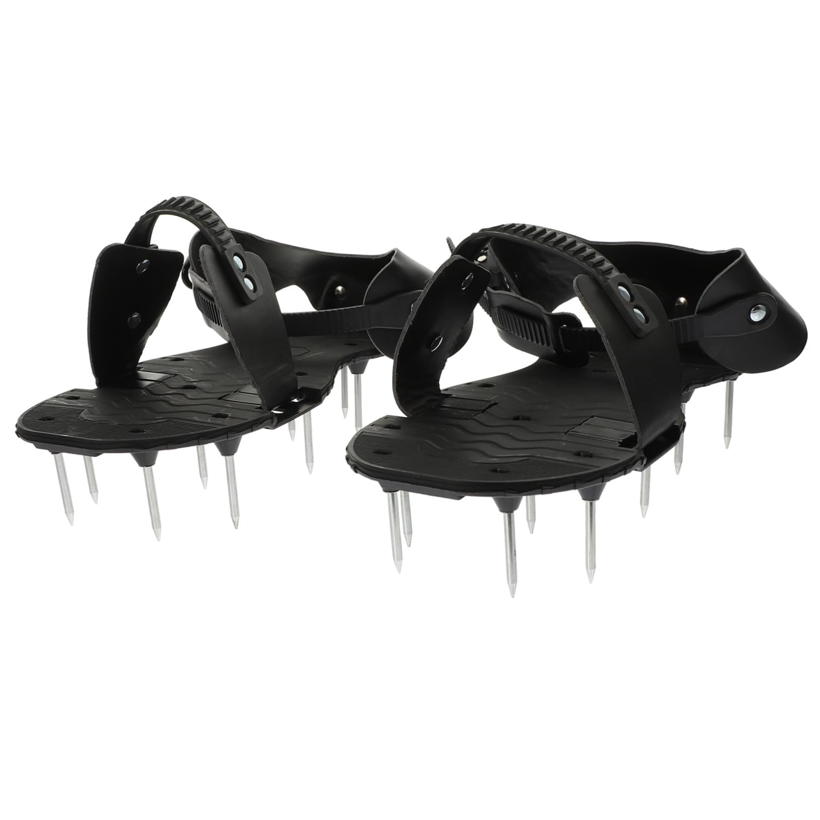 Hemobllo Zapatos Aireadores de Césped de PU Correa Ajustable para Jardinería, Herramienta Resistente y Fácil de Montar para Airear el Suelo del Jardín