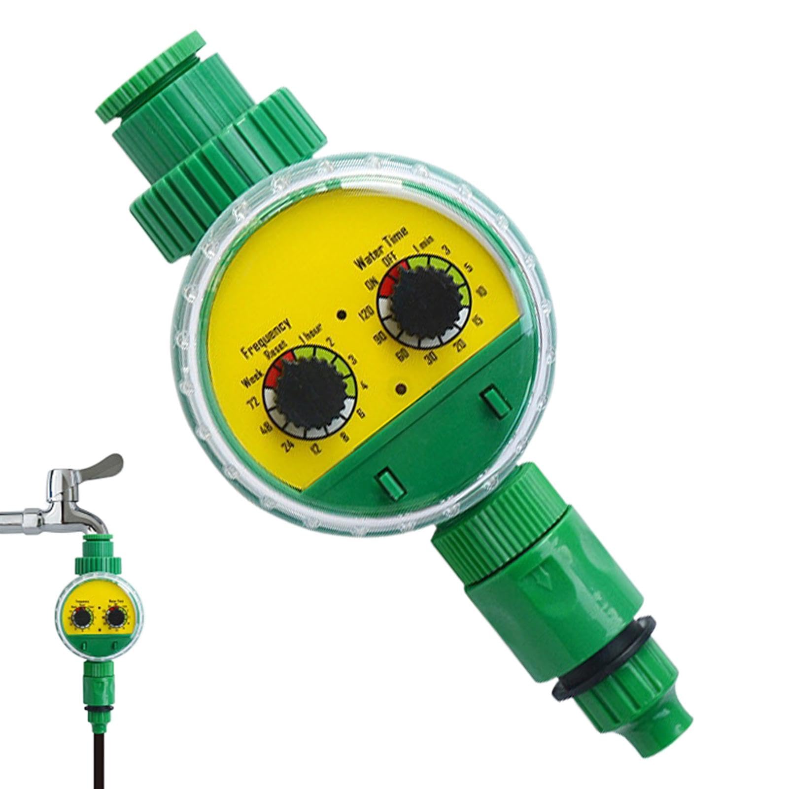 Drip Irrigation Water Timer - Soaker Hose Timer Outdoor, Digital Irrigation Timer | Programmable Automatic Watering Soaker Hose Timer, Automatic Irrigation Controller System for Automatic Watering