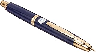Pilot Fountain Pen Capless, F-Nib, Dark Blue Body (FC-15SR-DL-F) Price In India