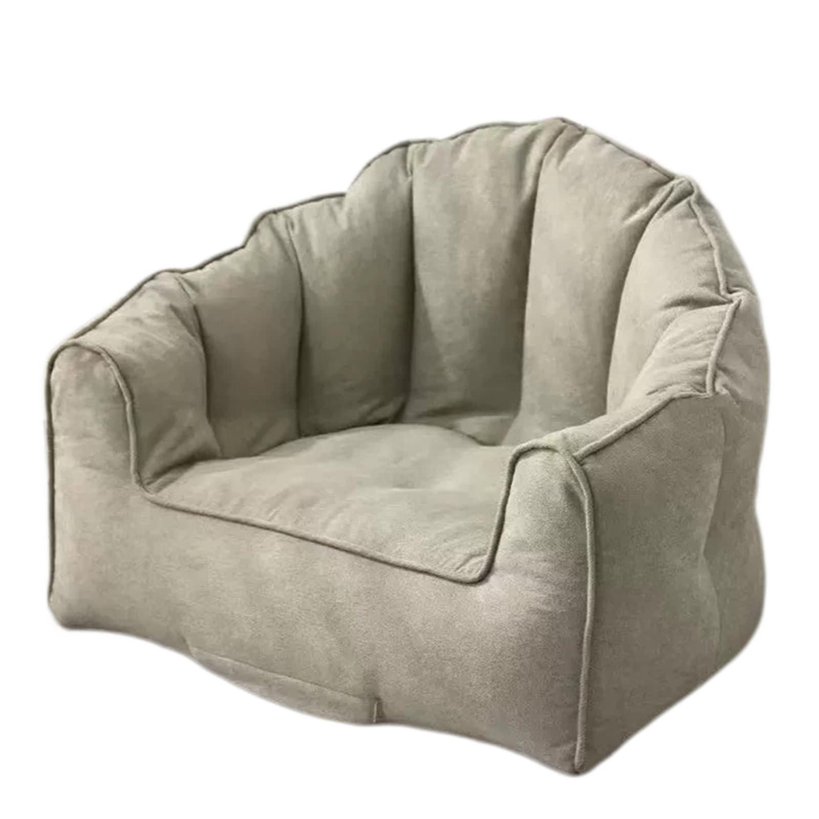 WQQYU6HKF sofa chair Lazy Sofa for Living Room Sleep & Lie Bean Bag Tatami Floor Chair Nesting living room chair(Gris)