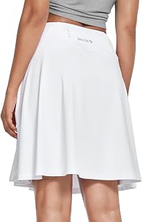 Women's Skorts Skirts 20" Knee Length Long Golf Sports Casual Skirts Modest with Pockets