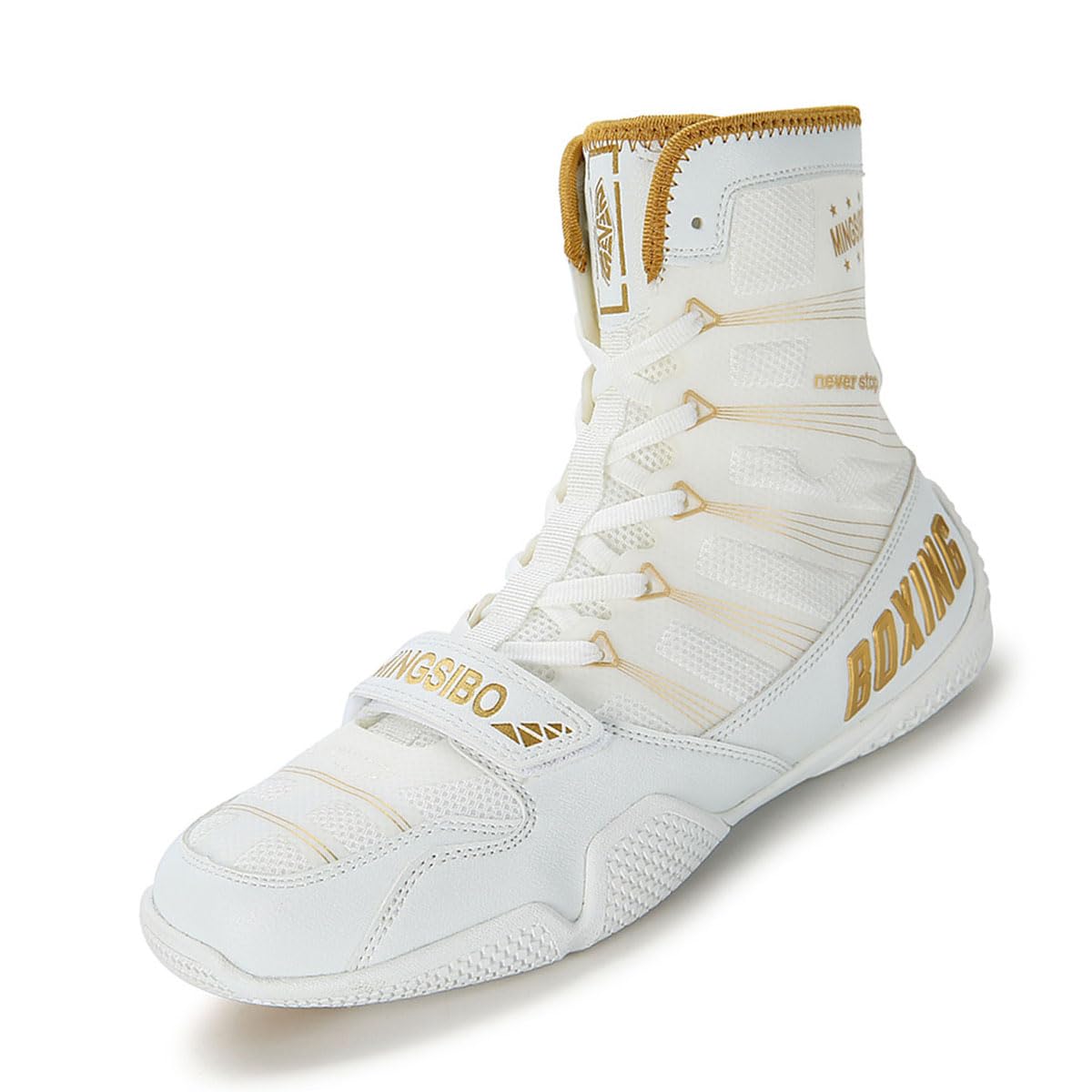 BLBK BoxenSchuhe Uomo Wrestling Scarpe Combat Boxers Trainer Traspirante Boxe