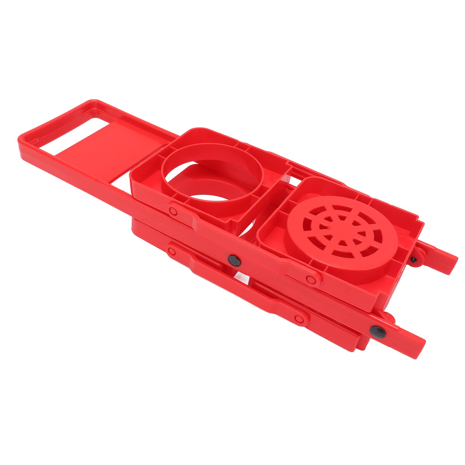 ASelected Portabottiglie pieghevole in plastica per bottiglie di latte, portabottiglie di birra riutilizzabile a 6 fori, portabottiglie di vino con