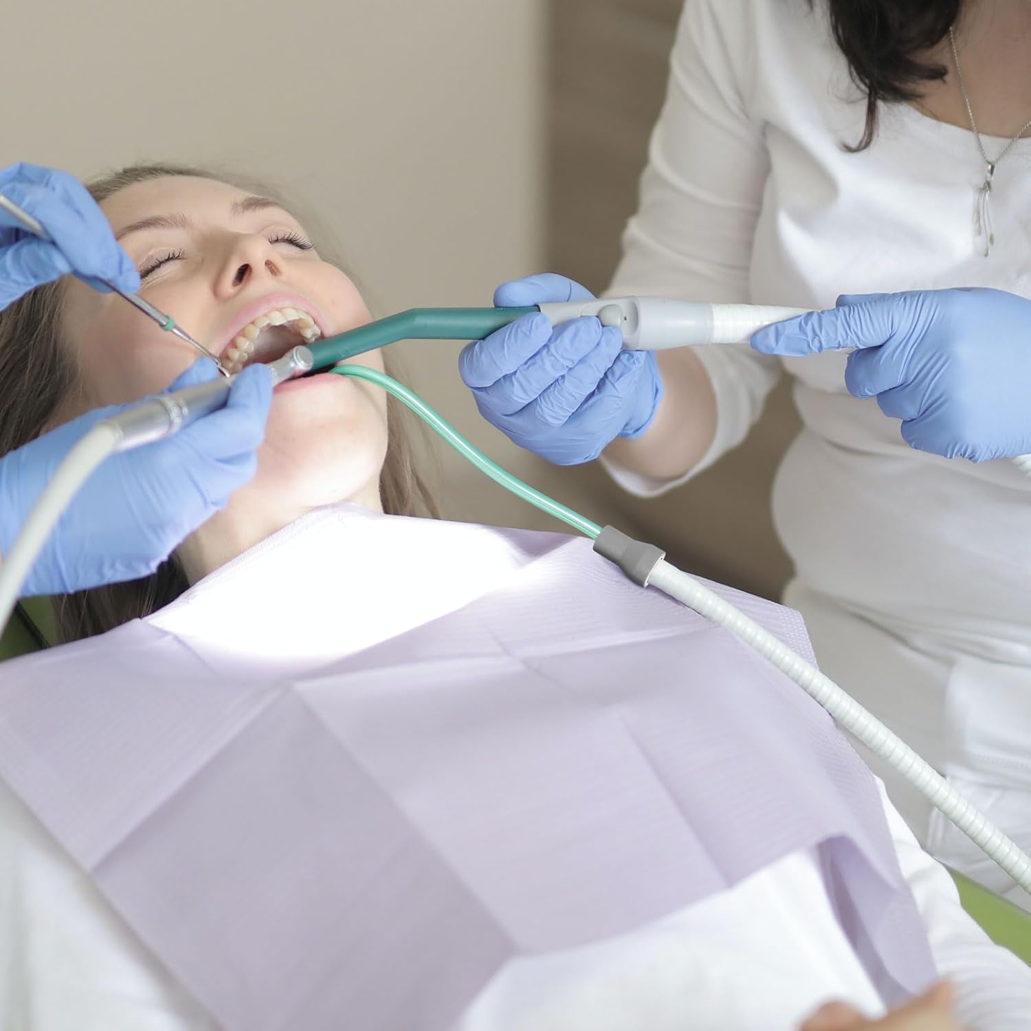 Healifty Dental Oral Saliva Ejector Replacement Rubber Valve Snap Tip Adapter for Dentist Surgical Suction Tips 10pcs (Grey)