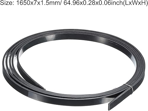 Miniatura 11 de MECCANIXITY Tira de plástico Purfling 64.961x0.276x0.059 in Guitarra Borde para Guitarra Acústica Clásica Blanca Paquete de 2 Blanco