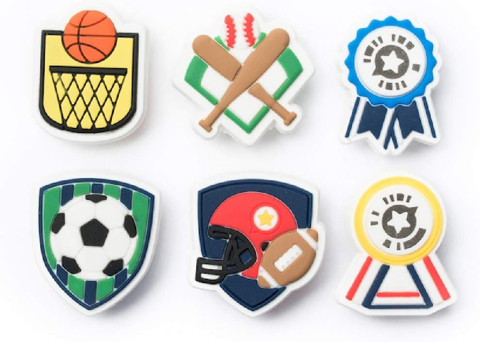 Sports Kudo Collection - Includes 6 Kudo Charms (2 Magical Kudos!) for Your Kudo Banz. Adorable Accessory to the Kudo Banz Starter Kit - Turn Good Behavior into Positive Habits. Ages 3+