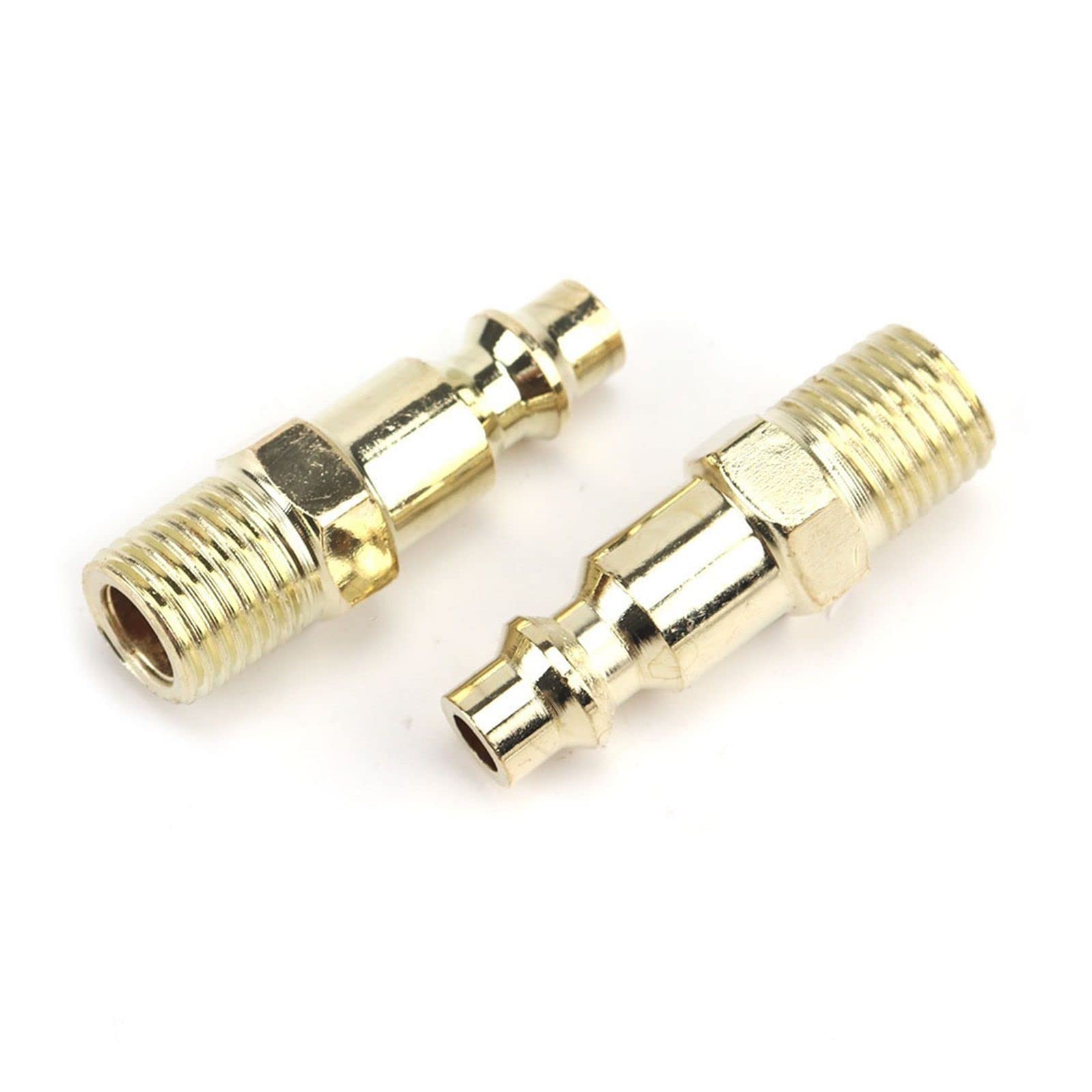 raccordo per tubi flessibili, Raccordo for tubo flessibile dell'aria Connettore for compressore d'aria a sgancio rapido Filettatura maschio da 1/4" 2-10 pezzi