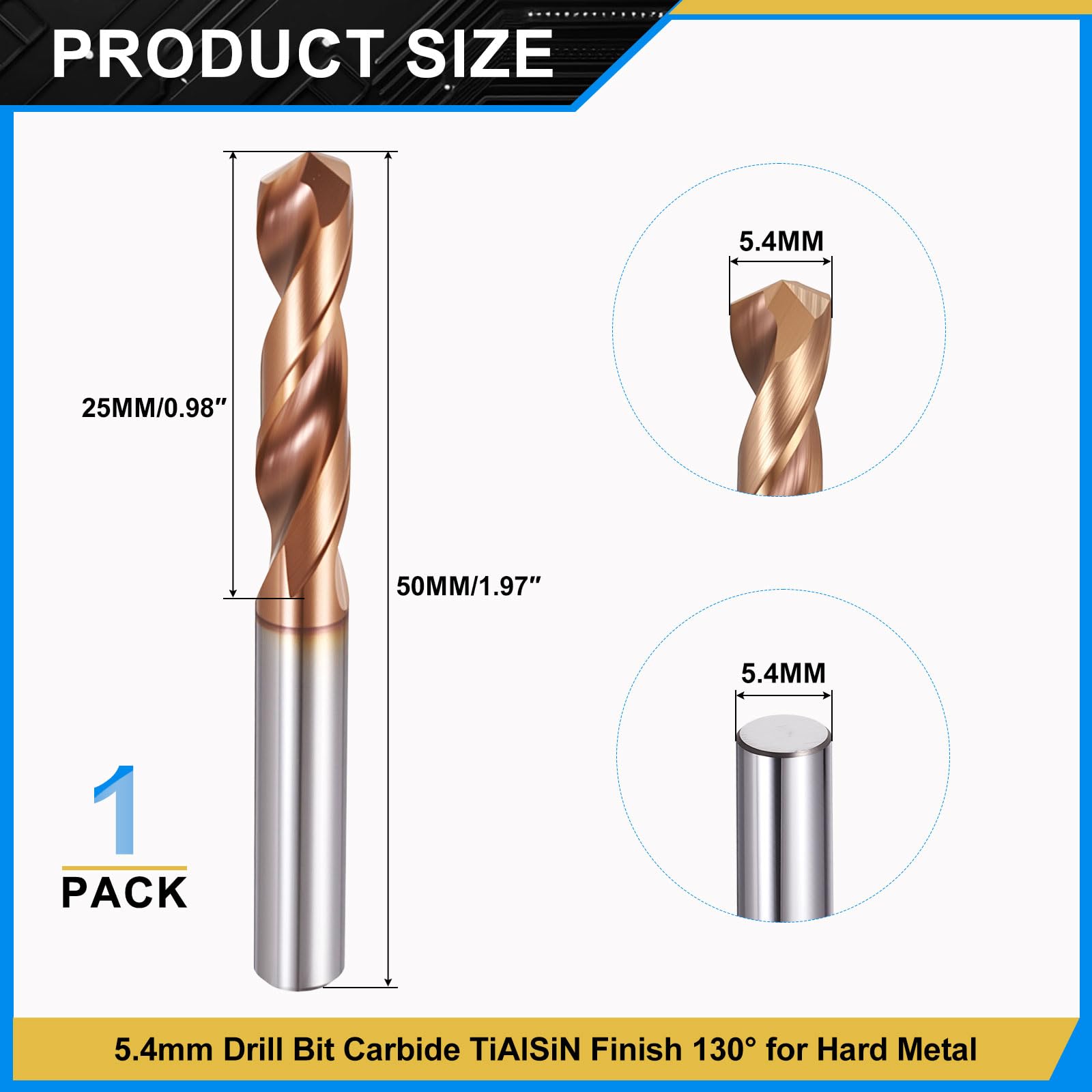 PATIKIL 5.3mm Drill Bit - Image 2