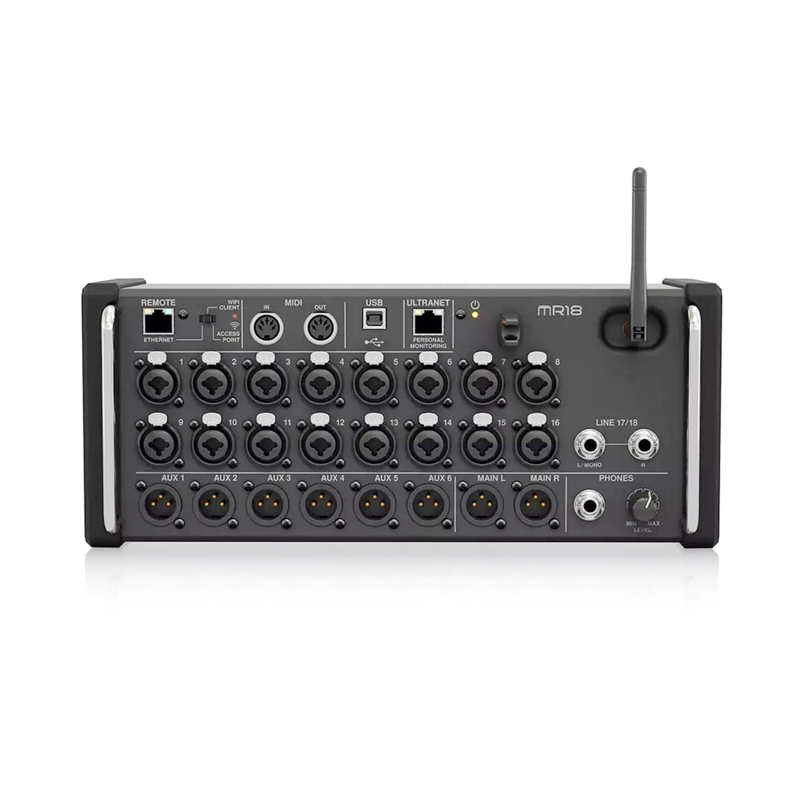 Mikser audio, XR16/XR18/MR18 16/18-kanałowa profesjonalna cyfrowa konsola miksująca do nagrywania w studiu DJ-skim cyfrowy mikser do karaoke w studiu(XR16)