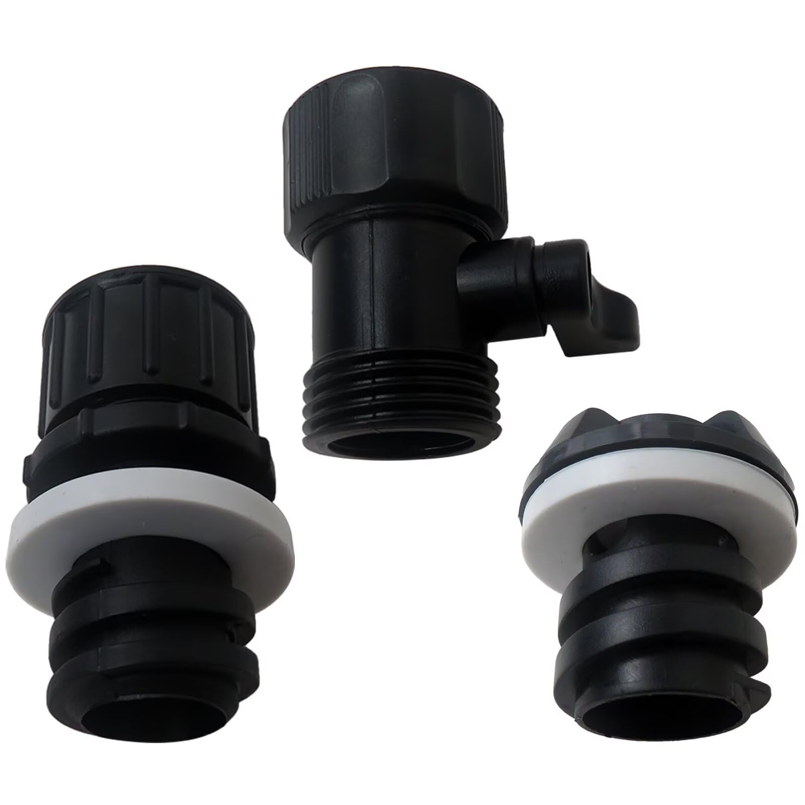 LO MERECES Cooler Drain Plug Hose Connection w/3/4’’ Convenient On/Off Valve for YETI cooler, for YETI Tundra Cooler, for Roadie Cooler
