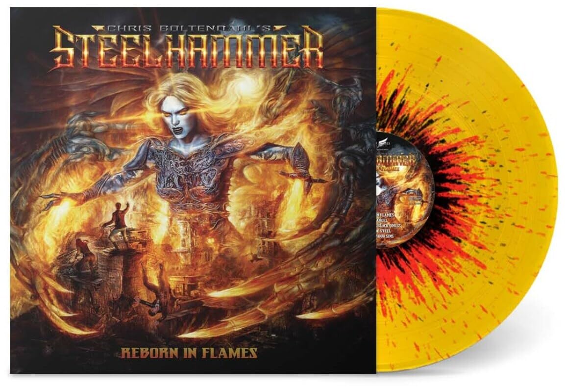 Reborn In Flames (Yellow/Orange/Black Vinyl) [VINYL]