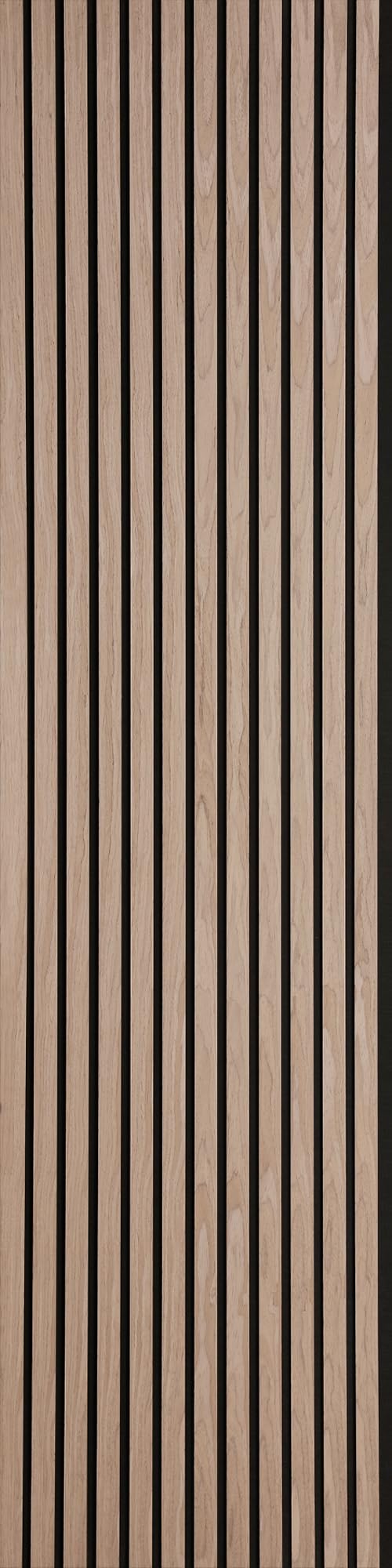 Fuse Acoustic Wooden Wall Panel In Walnut Effect, 2.4M X 0.6M 5056126249996
