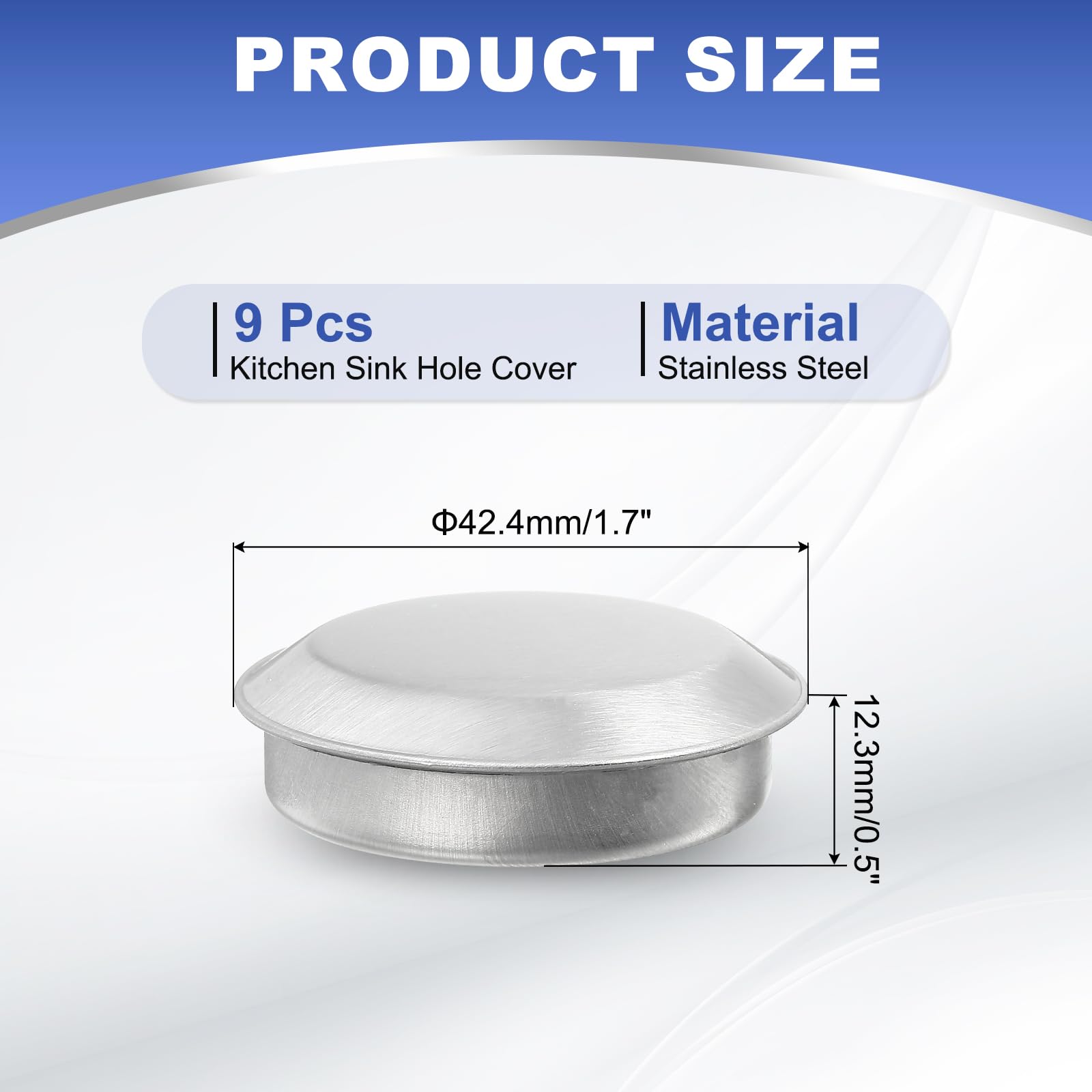PATIKIL 1.5"/38mm Kitchen Sink Hole - Image 2