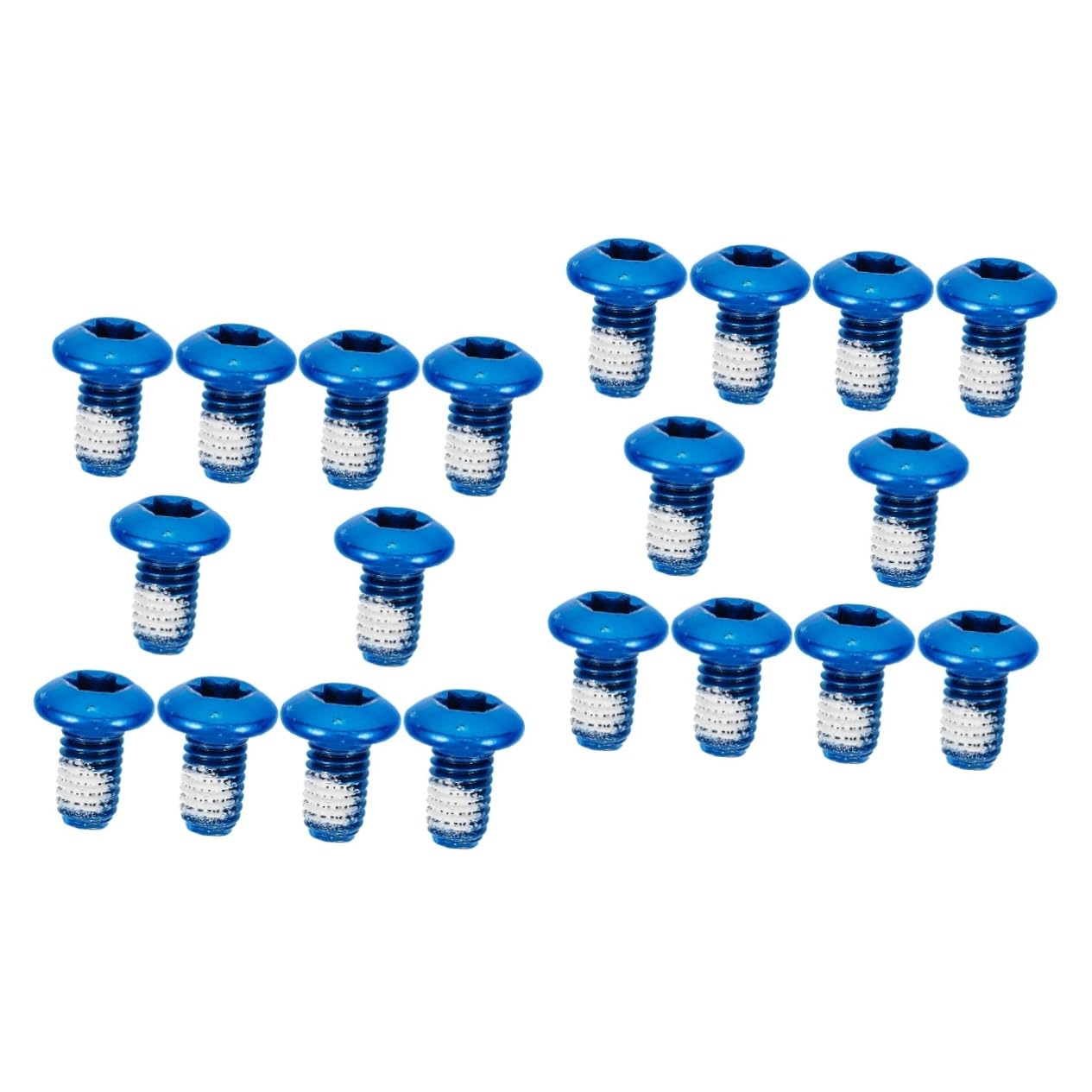 BESPORTBLE 2sets Brake Pad Screw Brake Pads Electric Bike Brake Disc Fixing Bolts Bicycle Supply Cycling Fixed Screws Bike Accessory Brake Disc Fixed Screws Bike Supply Stainless Steel 10pcs*2