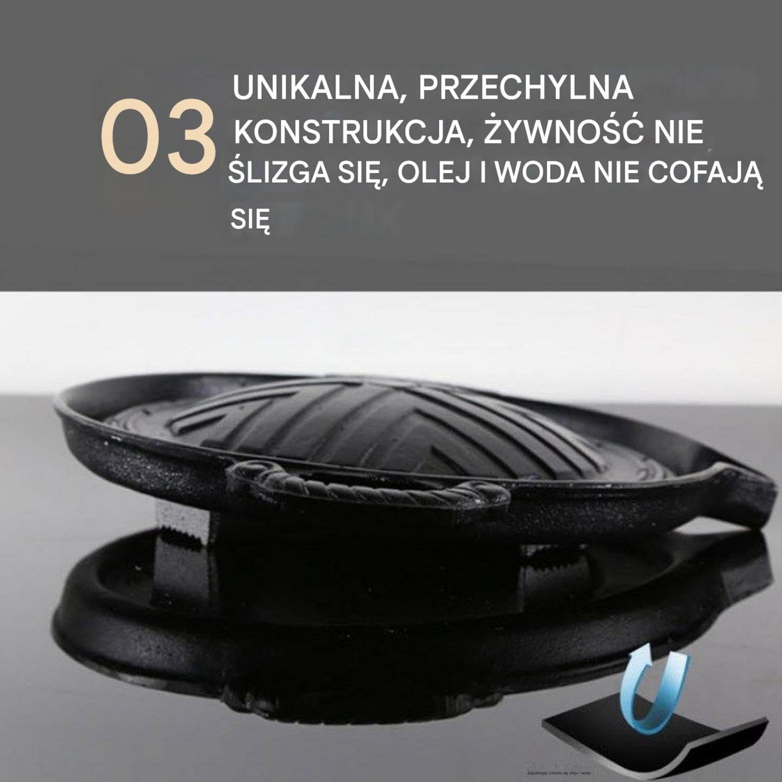 BBQ Cat Iron Grilling Patels, żeliwna patelnia grillowa Patelnia z | Grillowanie talerza smażenia nonstick, 11 -calowa okrągła griddle na do pomieszczenia lub zewnętrznego