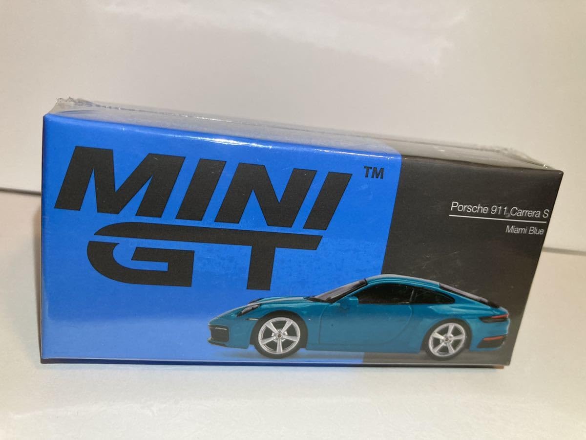 MINI GT 1/64 ポルシェ 911 カレラ S マイアミブルー 435 Amazon.co.jp: MINI GT 1/64 ポルシェ 911 カレラ S マイアミブルー