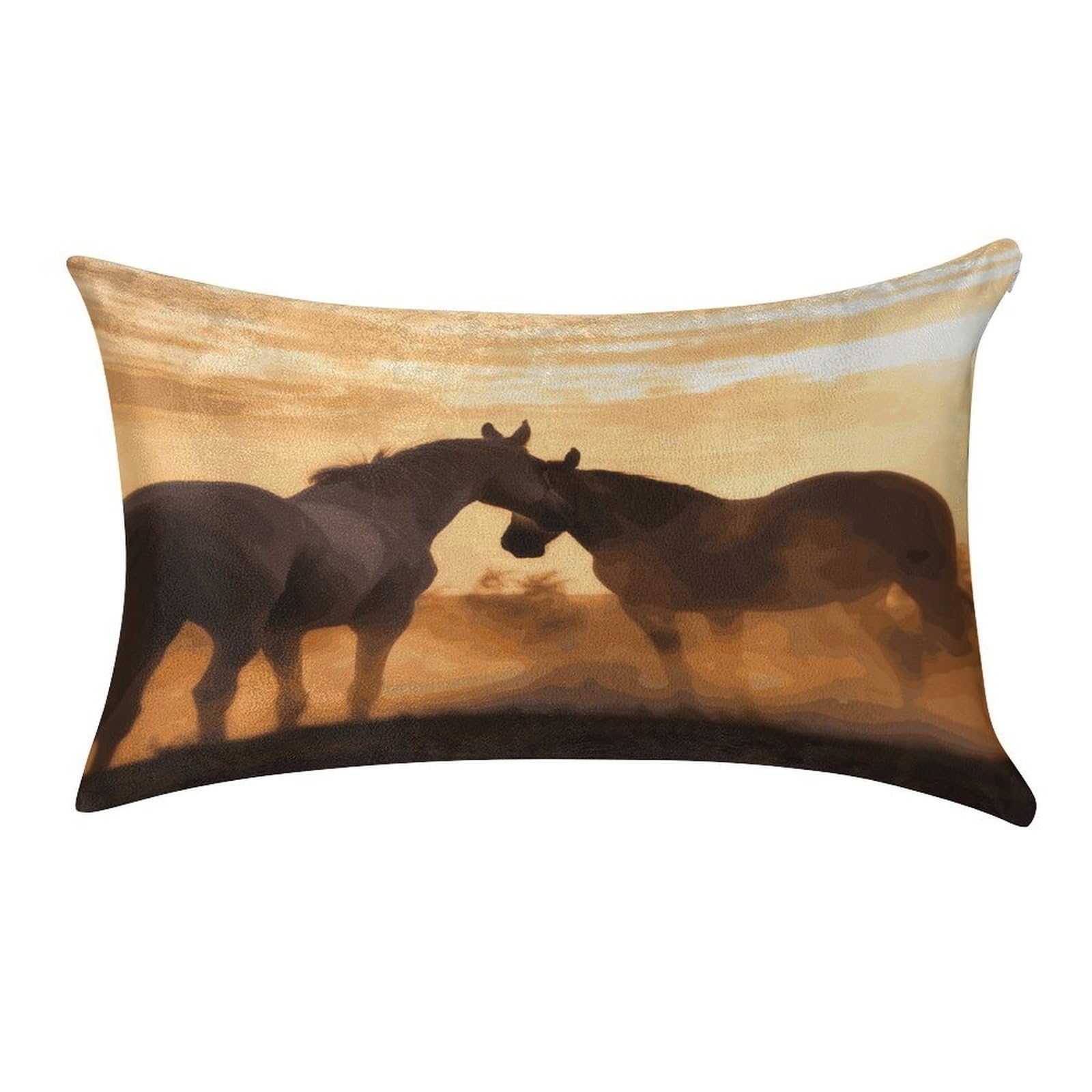 Btcowzrv Style Horses In Love Pillow Cover Pillow Case Pillowcase